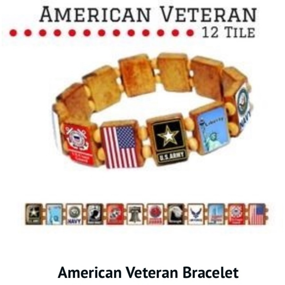 I Support Veterans Bracelet
